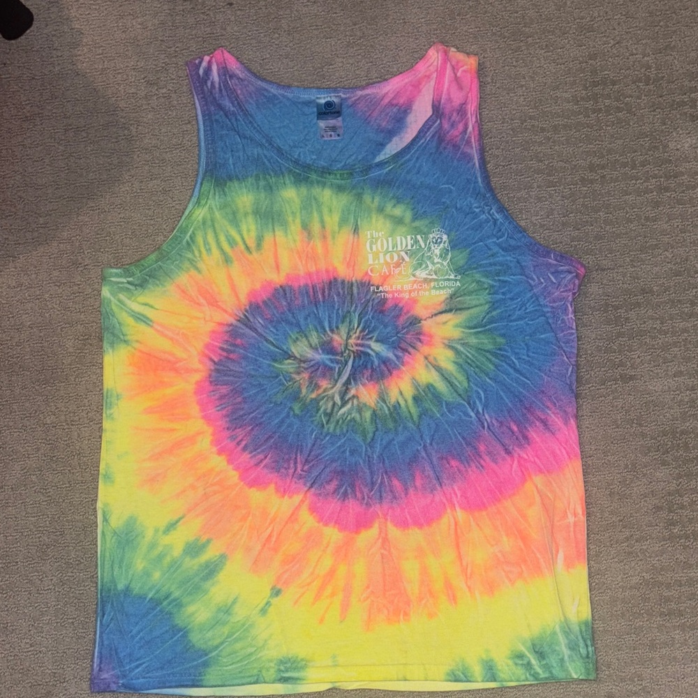Colorful Tie-Dye Tank Top